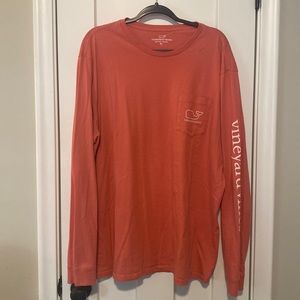 Vineyard Vines Men’s Whale Long Sleeve Pocket Tee